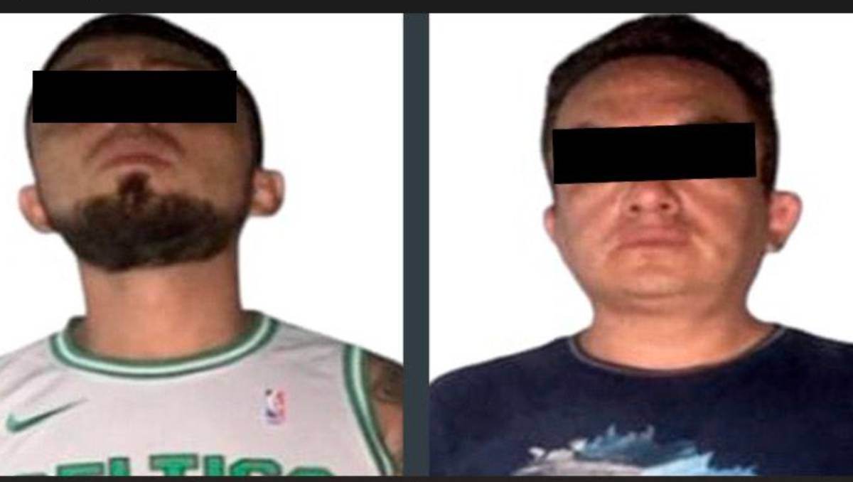 Daniel Iván 'N' e Israel 'N' fueron detenidos en Cuautitlán Izcalli por su presunta participación en el delito de maltrato animal. | Especial