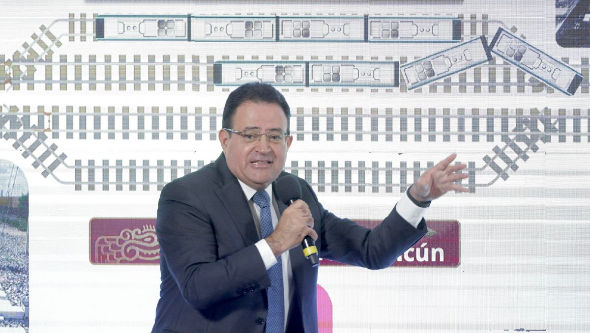 El director del Tren Maya, Óscar David Lozano Águila, aseguró que no hubo heridos. | Ariel Ojeda