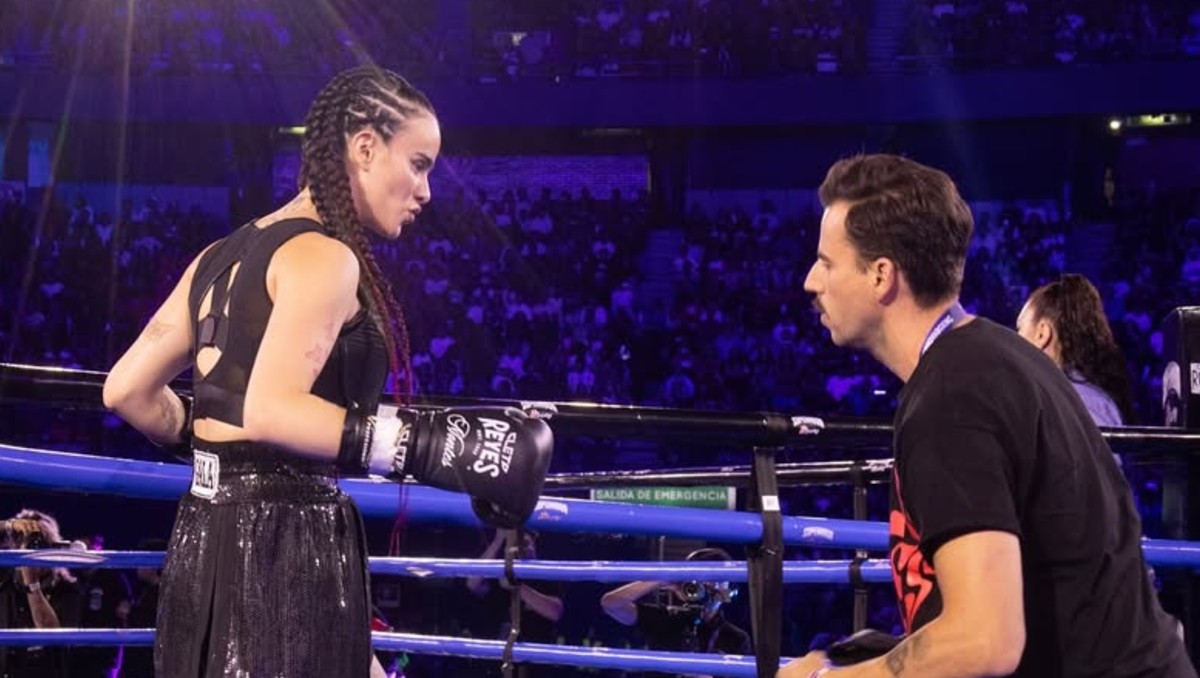 Icho, el novio de Gala, durante la pelea | Especial