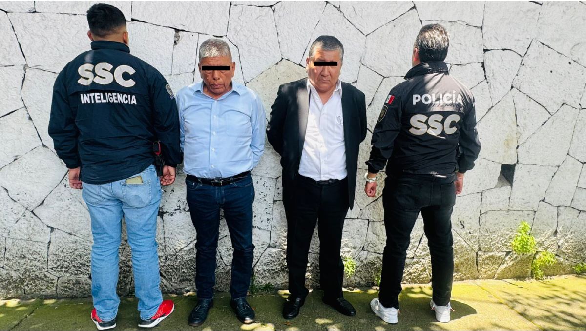 Integrantes de Inteligencia de la SSC detienen a dos peruanos por robo a integrante del CCE