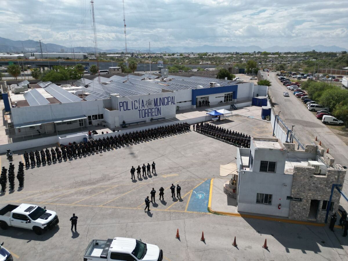 Policías de Torreón. | Especial