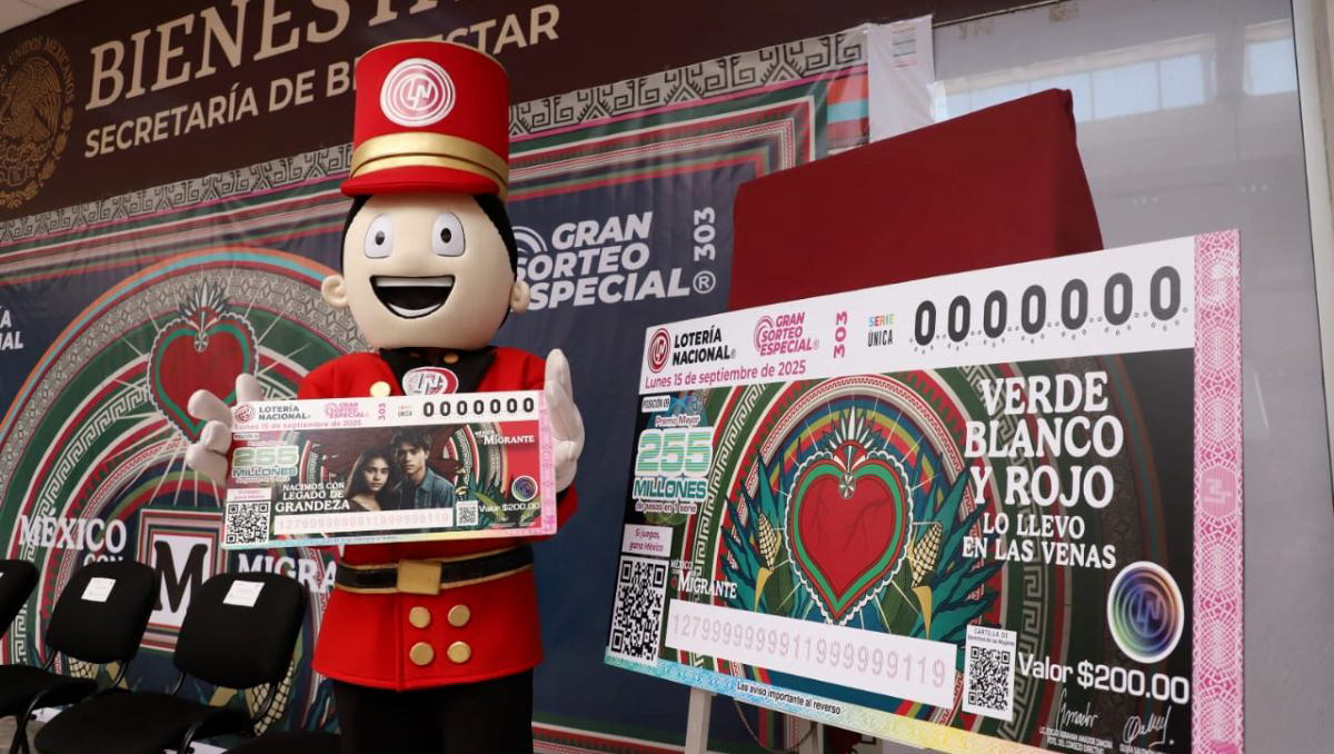 El Gran Sorteo de la Lotería Nacional ‘México se escribe con M de Migrante’ llega a Monterrey