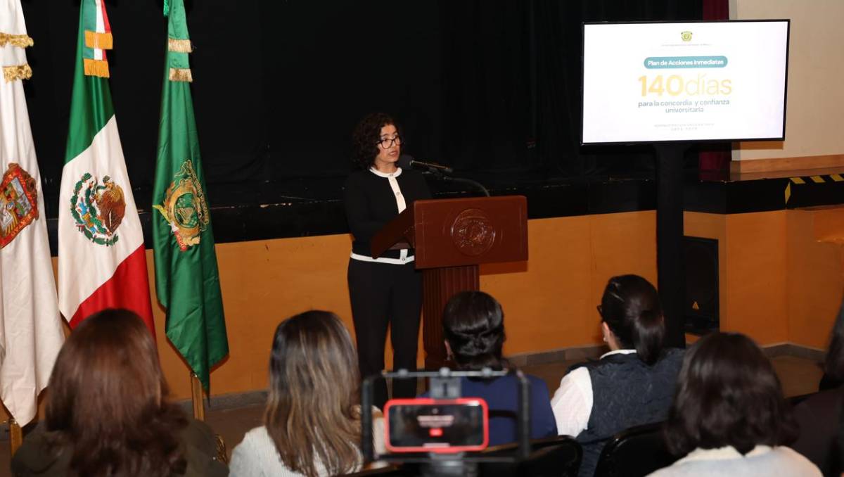 UAEMéx dará seguimiento en línea al plan de 140 días con el que busca atender más de 2,300 demandas estudiantiles. Foto: Bernardo Jasso