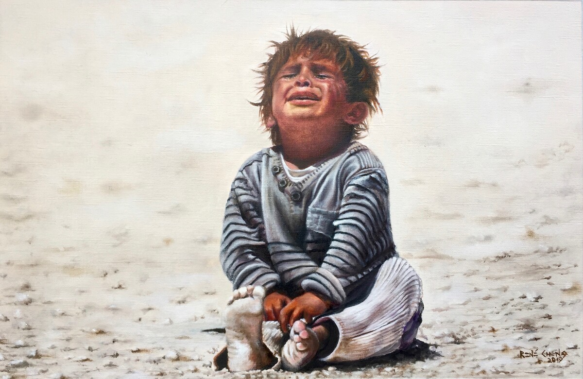 El artista explica que la obra busca generar conciencia y compromiso social. (Foto: Especial)