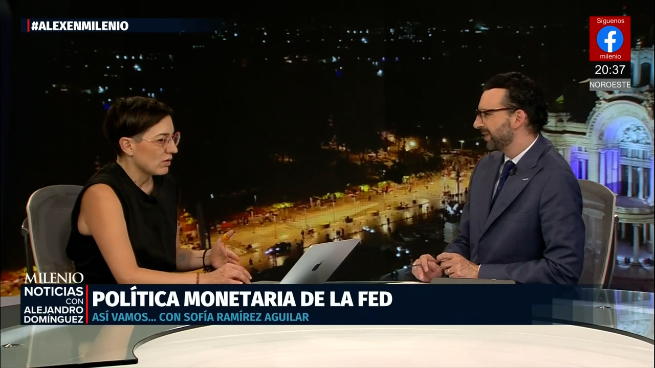Se augura disminución de 25 puntos bases en tasas de interés | Así Vamos con Sofía Ramírez Aguilar