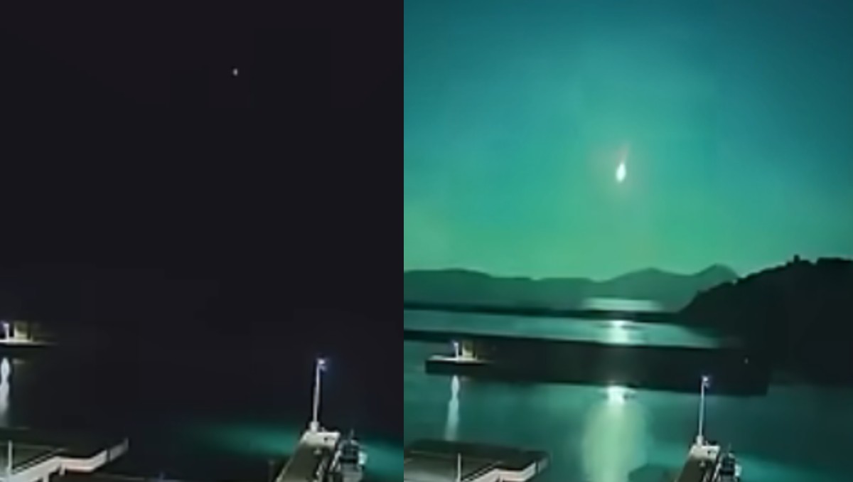 Bola de fuego en Japón ilumina el cielo por completo. | Especial