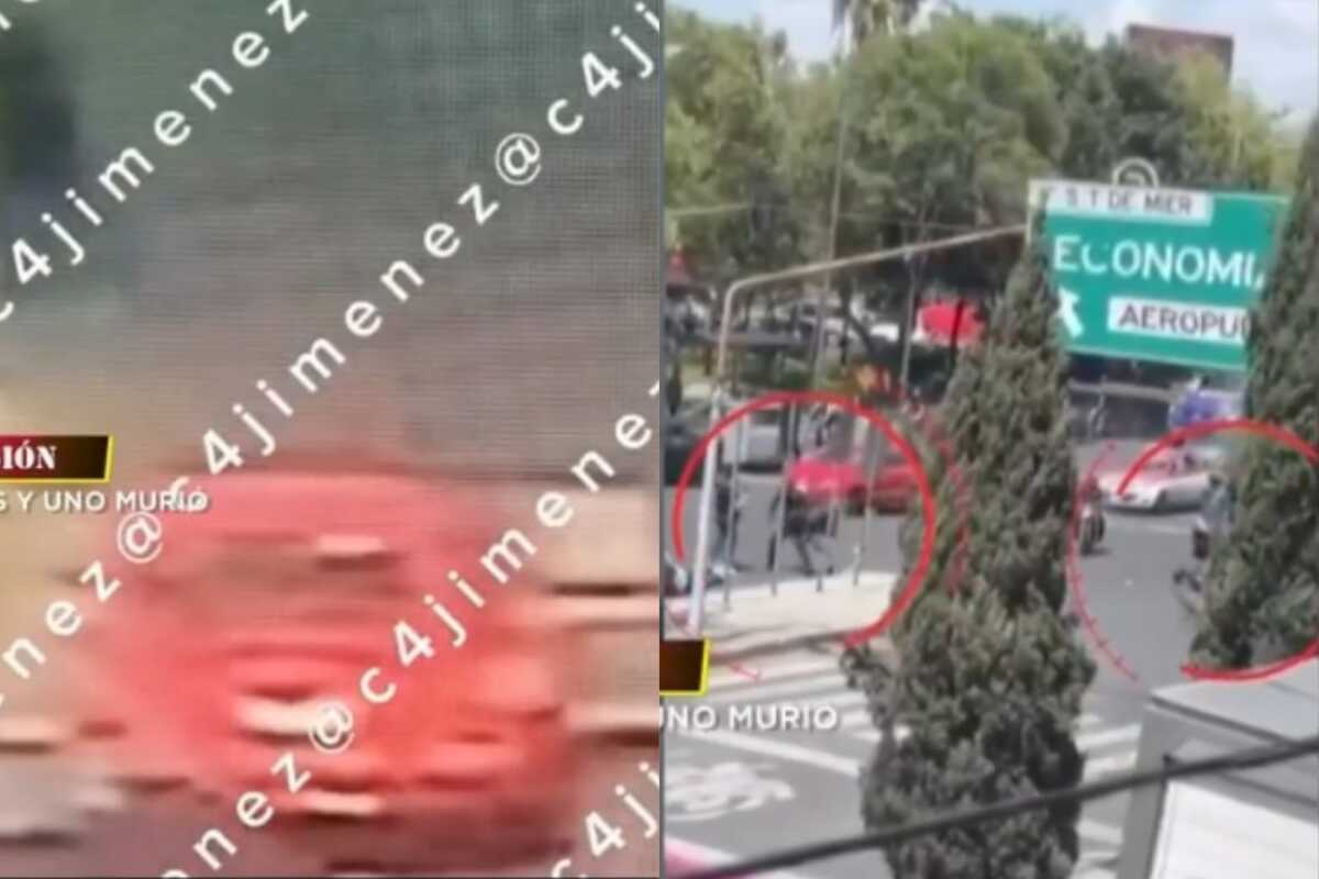 El oficial estaba siendo pateado en el suelo.