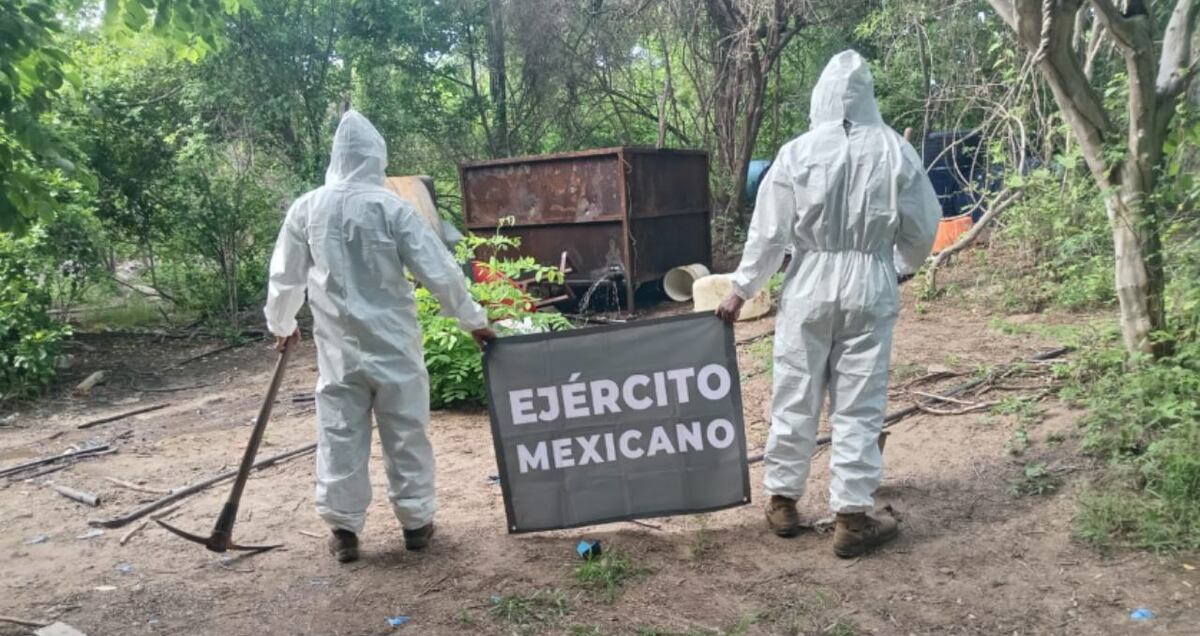 Elementos de Defensa participaron en el operativo. | Especial