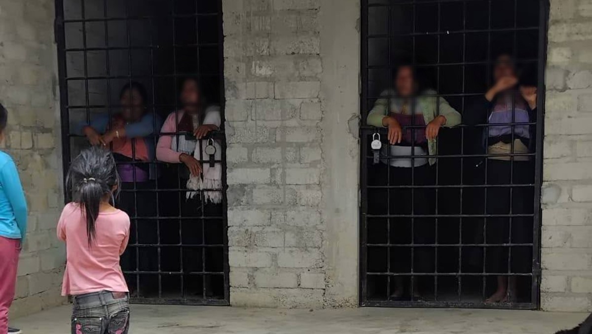 Mujeres indígenas son encarceladas. (Foto: Especial)