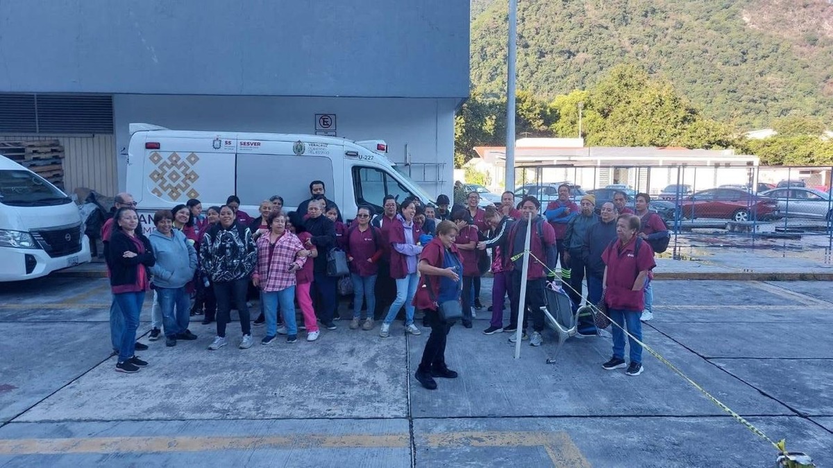 Los trabajadores pidieron la intervención de la gobernadora Rocío Nahle García. | Especial