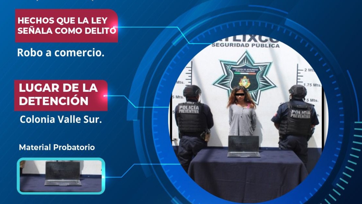 Detienen a probable responsable de robo a comercio en Atlixco, Puebla | Especial