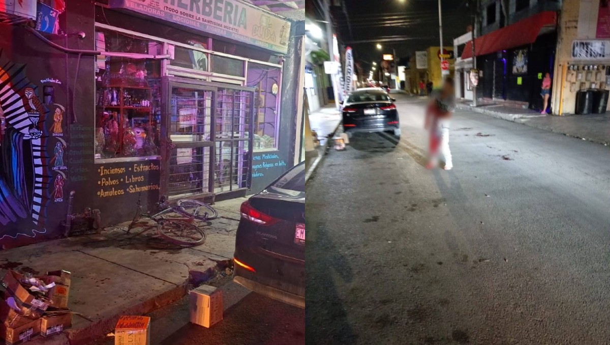 El hombre fue trasladado a un hospital luego que recibió primeros auxilios de elementos de Protección Civil | Especial