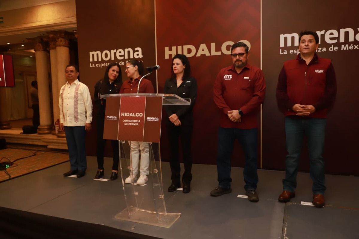 Luisa María Alcalde Lujan en su visita a Hidalgo. (Jorge Sánchez)