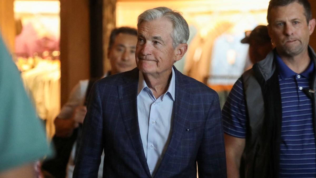 El presidente de la Reserva Federal (Fed, por sus siglas en inglés), Jerome Powell, asistió al simposio económico de Jackson Hole 2025. Foto: Reuters