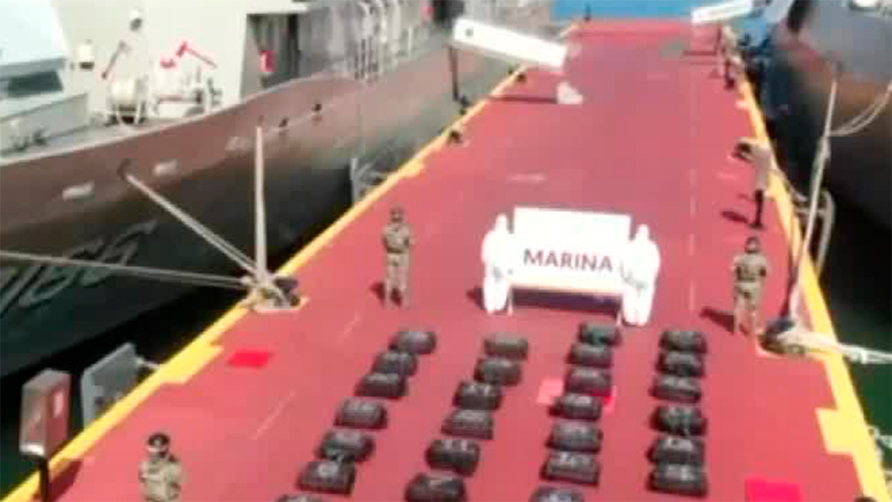 Semar asegura más de 900 kilogramos de cocaína en Acapulco