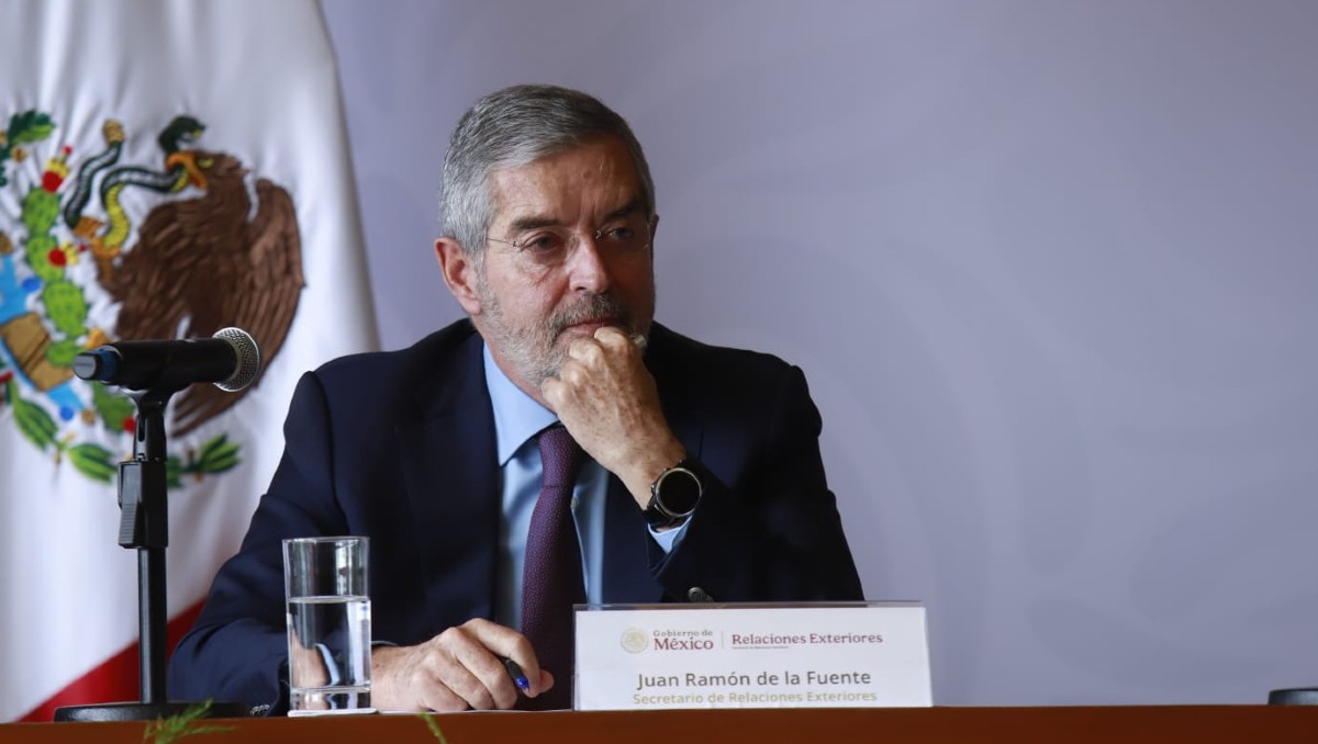 El titular de la SRE señaló que mantiene comunicación constante con su homólogo en EU, Marco Rubio. | Foto: Especial