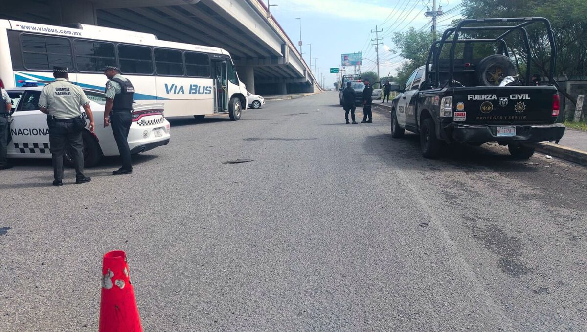 Al lugar arrobaron elementos de la Guardia Nacional y Fuerza Civil. | Especial.