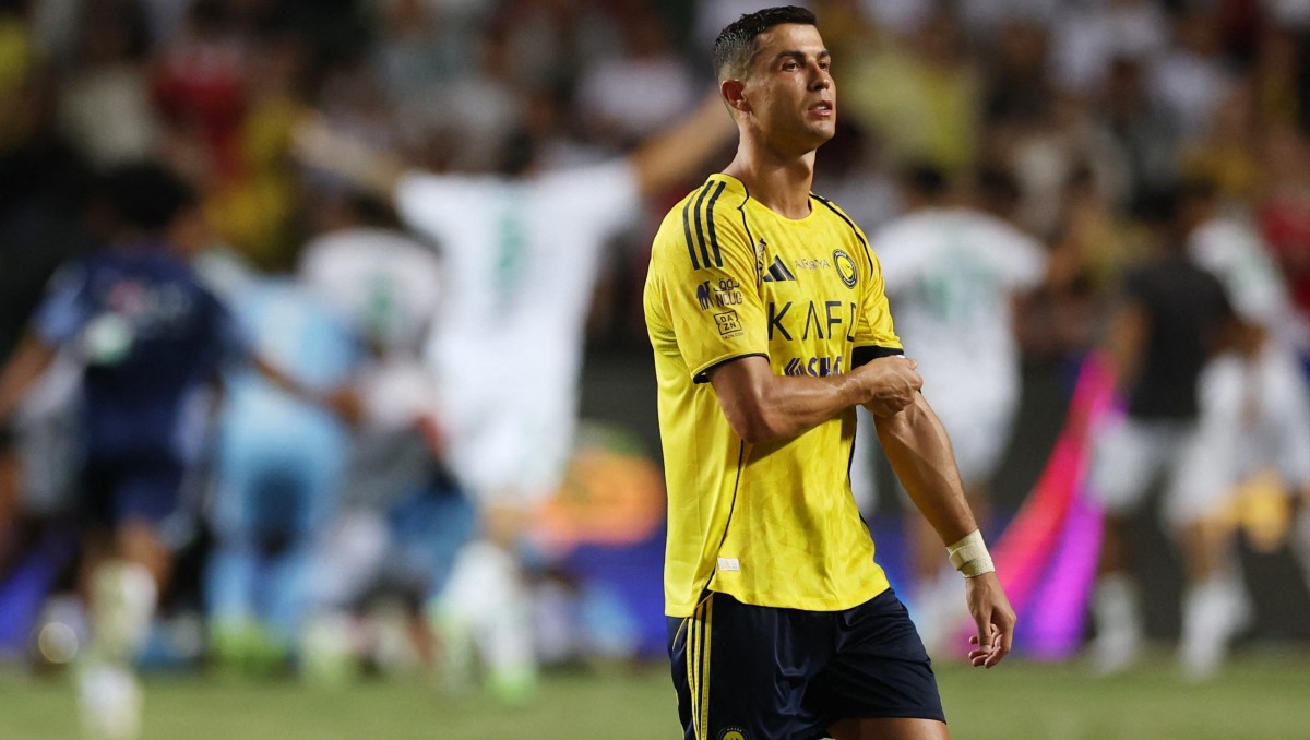 Cristiano Ronado y el Al Nassr pierden la Supercopa de Arabia Saudita ante Al Ahli (Reuters)