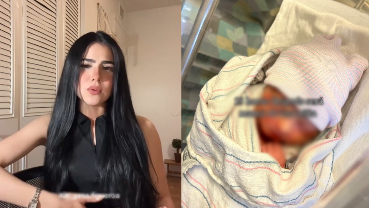 Joven va al doctor por cólicos, descubre que está embarazada y da a luz el mismo día. | Foto: TikTok @yess.fig