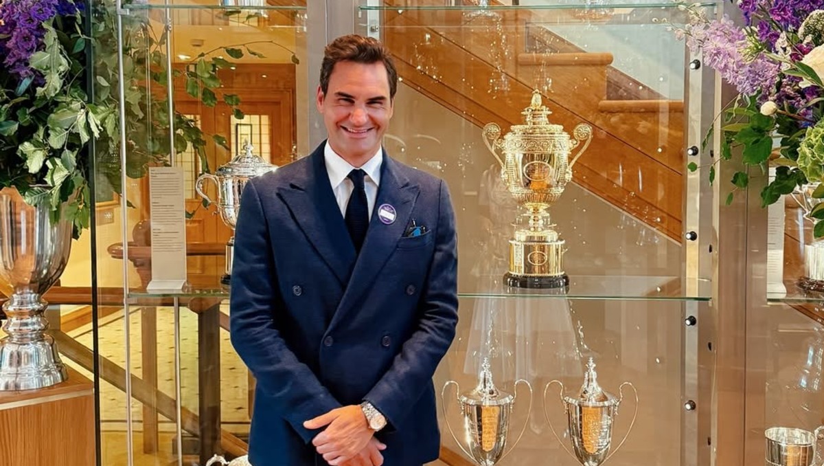 Roger Federer se une al club de los deportistas multimillonarios (Instagram @rogerfederer)