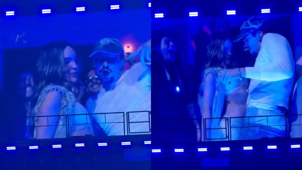 Bad Bunny le canta en vivo a Belinda la canción que lleva su nombre
