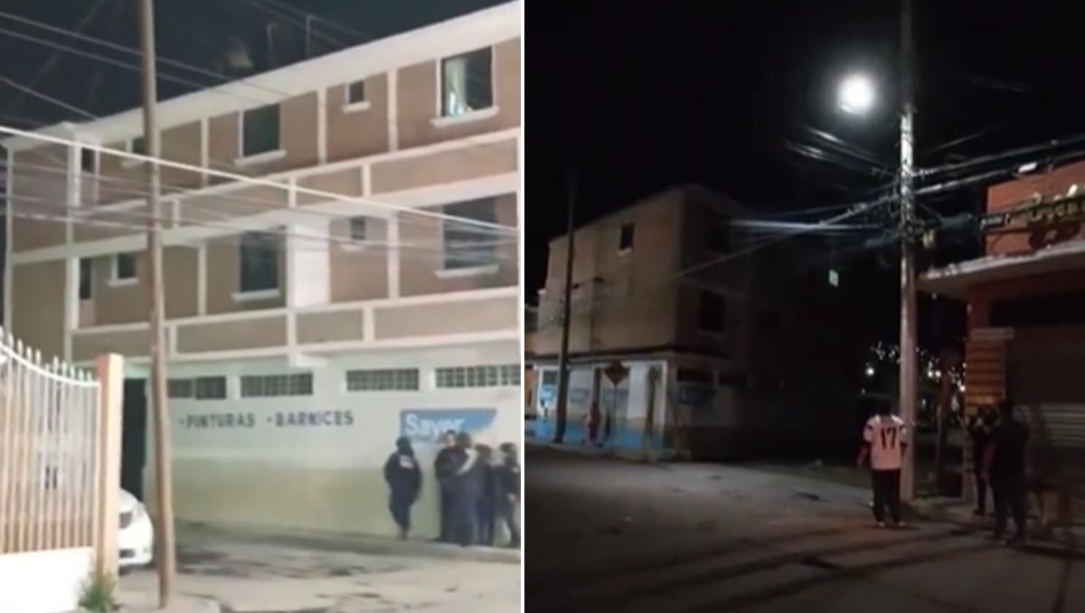 El hombre cayó de un tercer piso en la calle Fernández de Lizardi, Pachuca.