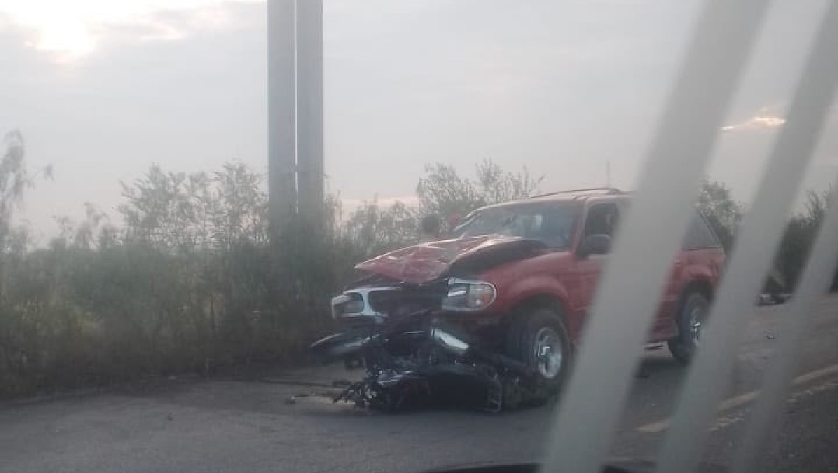 La mañana de este domingo se reportó un fuerte accidente sobre el viaducto Reynosa