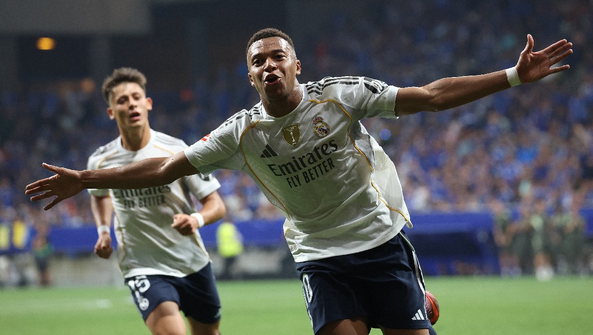 Mbappé impulsa la goleada del Real Madrid sobre el Real Oviedo en LaLiga (Reuters)