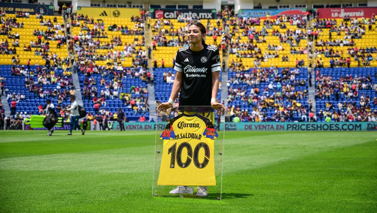 Montserrat Saldívar, la 'Niña Maravilla' que llegó a 100 partidos con América Femenil (Imago7)
