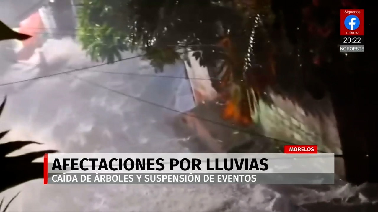 Morelos enfrenta inundaciones y daños por tormentas, Cuernavaca entre las más afectadas