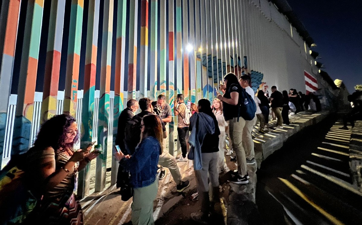 El muro también puede ser un lienzo de esperanza, dice Enrique Chiu. FOTO: Especial