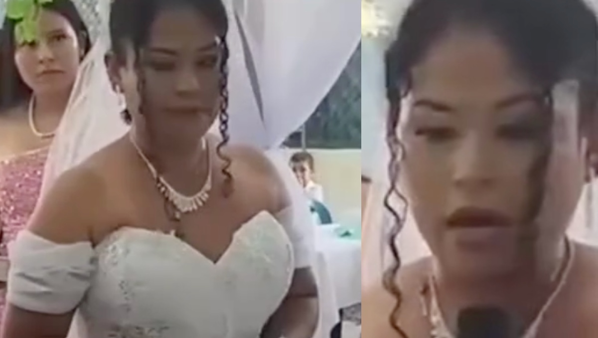 Novia protagoniza escándalo en su boda. | ESPECIAL