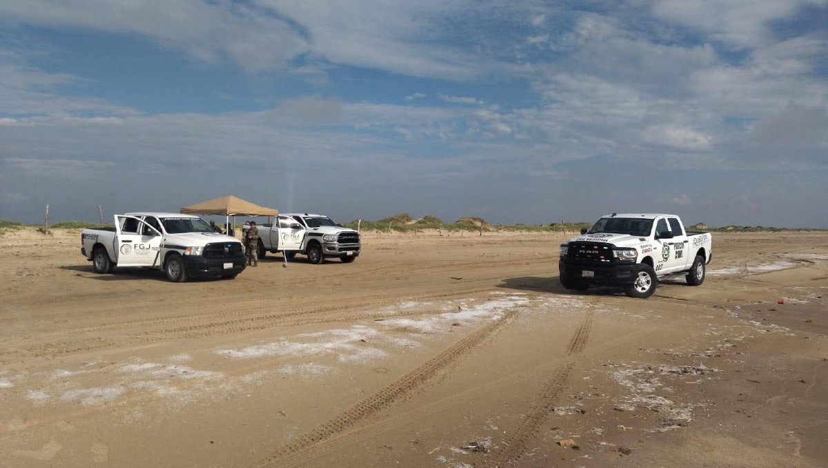 Operativo en playa Bagdad