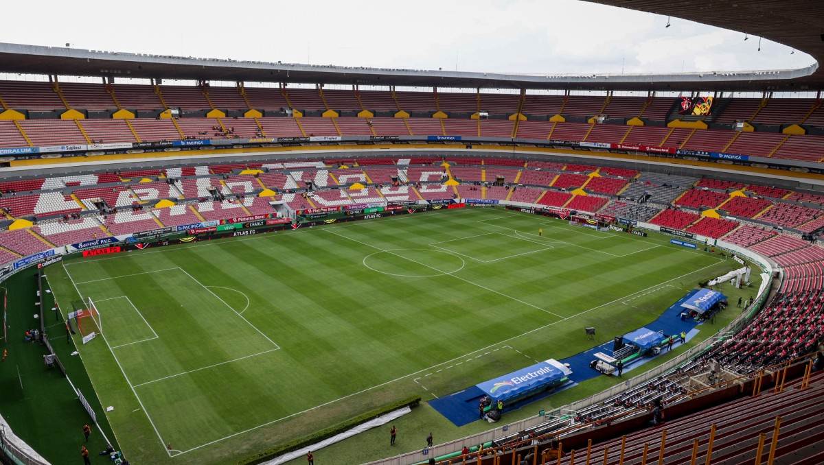 Partido entre Atlas y América en el Estadio Jalisco se retrasa por tormenta eléctrica (Imago7)