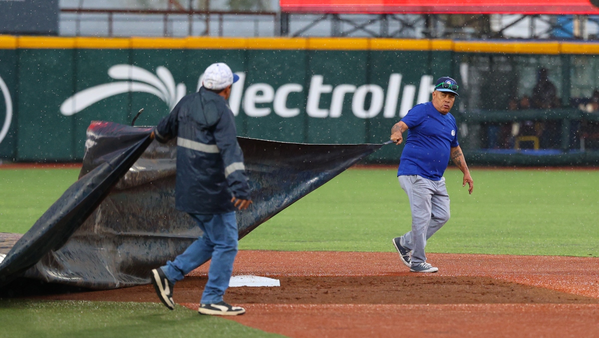 Tláloc se hizo presente en el Panamericano de Beisbol y pospuso el término del juego 4 entre Charros y Algodoneros (Foto: Cortesía Charros de Jalisco)