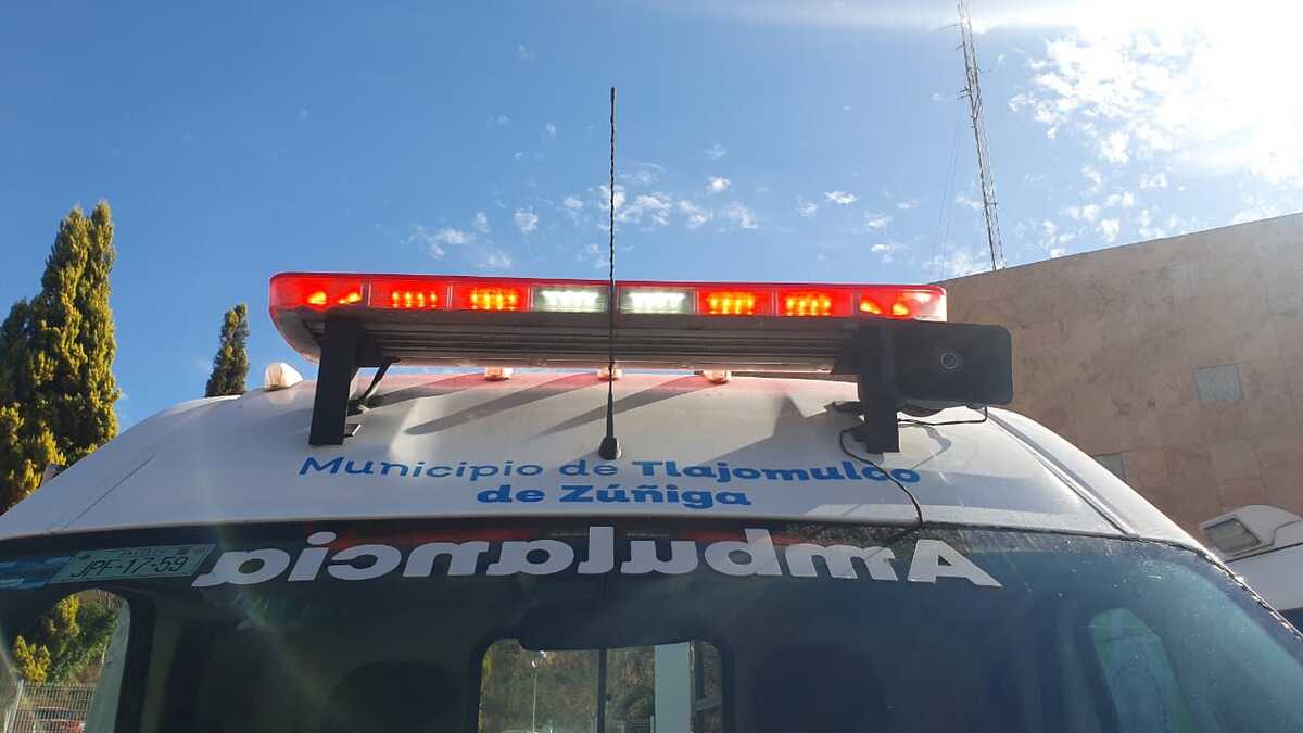 A la zona acudió una ambulancia de Tlajomulco. (Juan Carlos Munguía)