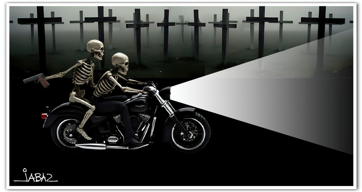 Ahora la muerte anda en moto