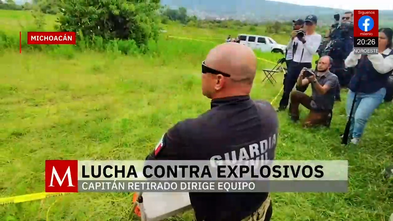 Capitán retirado se convierte en hombre antibombas contra el CJNG en Michoacán