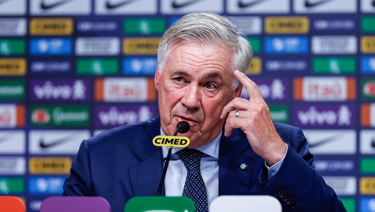 Carlo Ancelotti, entrenador de la selección de Brasil (EFE)