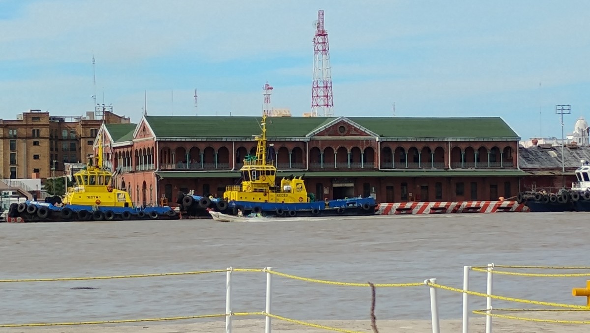 Edificio de la ex Aduana en el puerto de Tampico.