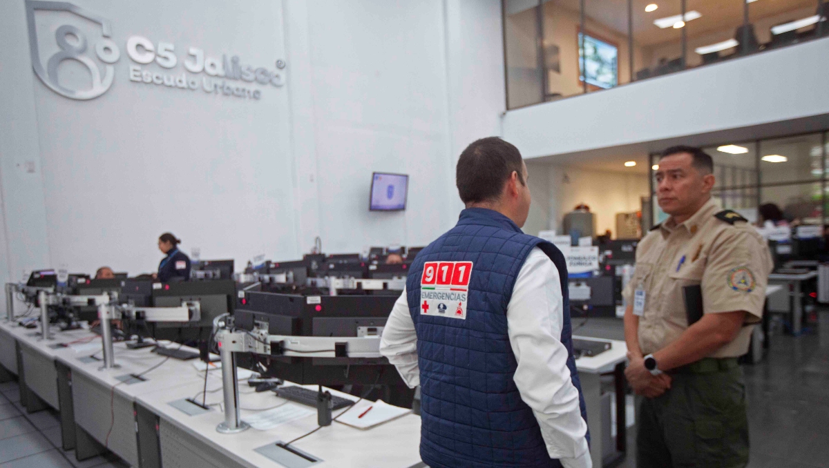 La nueva etapa del C5 permitirá que el sistema se expanda con los escudos municipales de Zapopan, Guadalajara y Tlajomulco (Foto: Fernando Carranza)