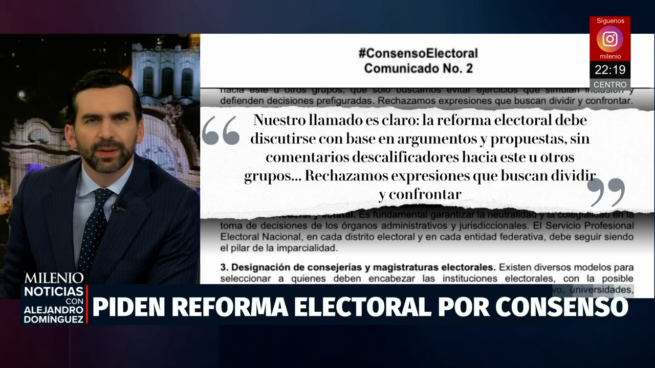 Académicos y exintegrantes del INE exigen consenso previo a la Reforma Electoral