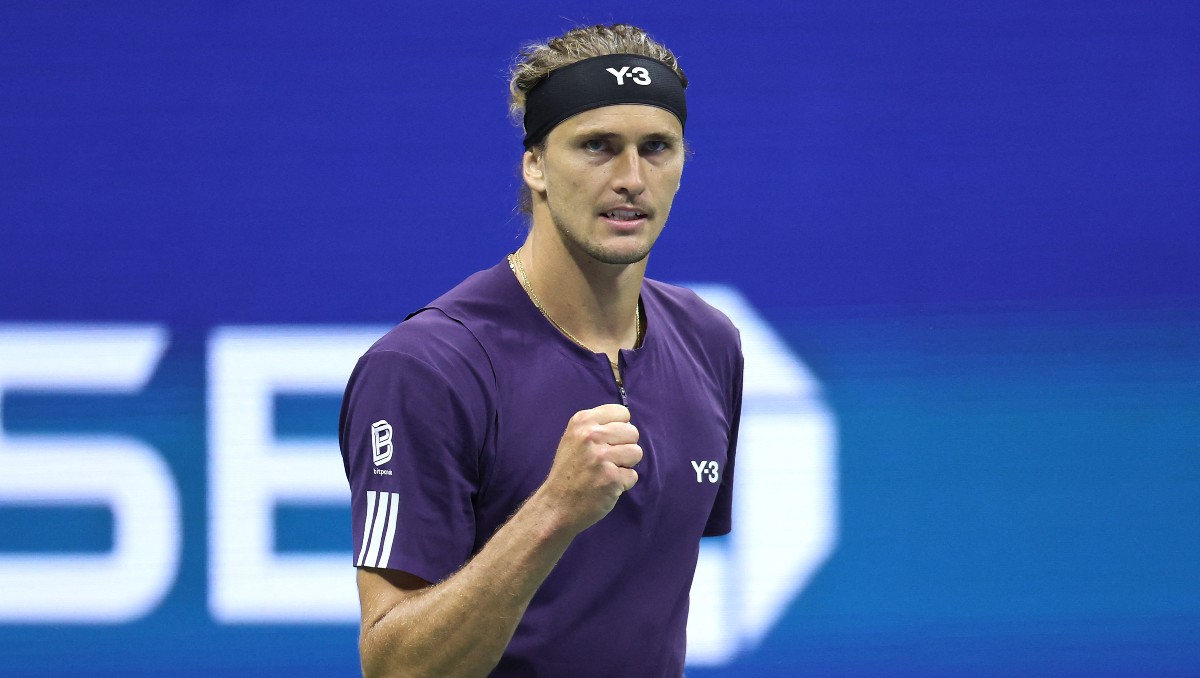 Alexander Zverev cumple y avanza a segunda ronda del US Open tras vencer a Tabilo (AFP)