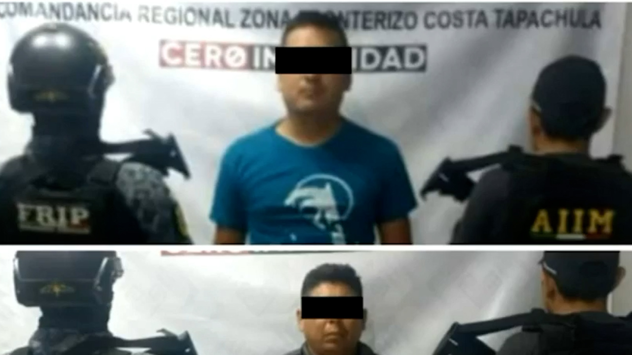 Caen dos policías en Chiapas por su presunta participación en el asesinato de dos personas
