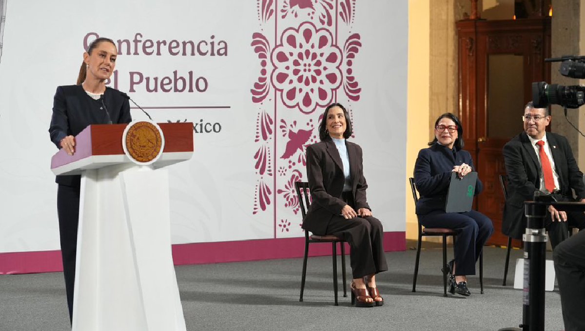 La presidenta Claudia Sheinbaum mencionó que aún no se cuenta con los terrenos para la construcción de la central. (Especial)