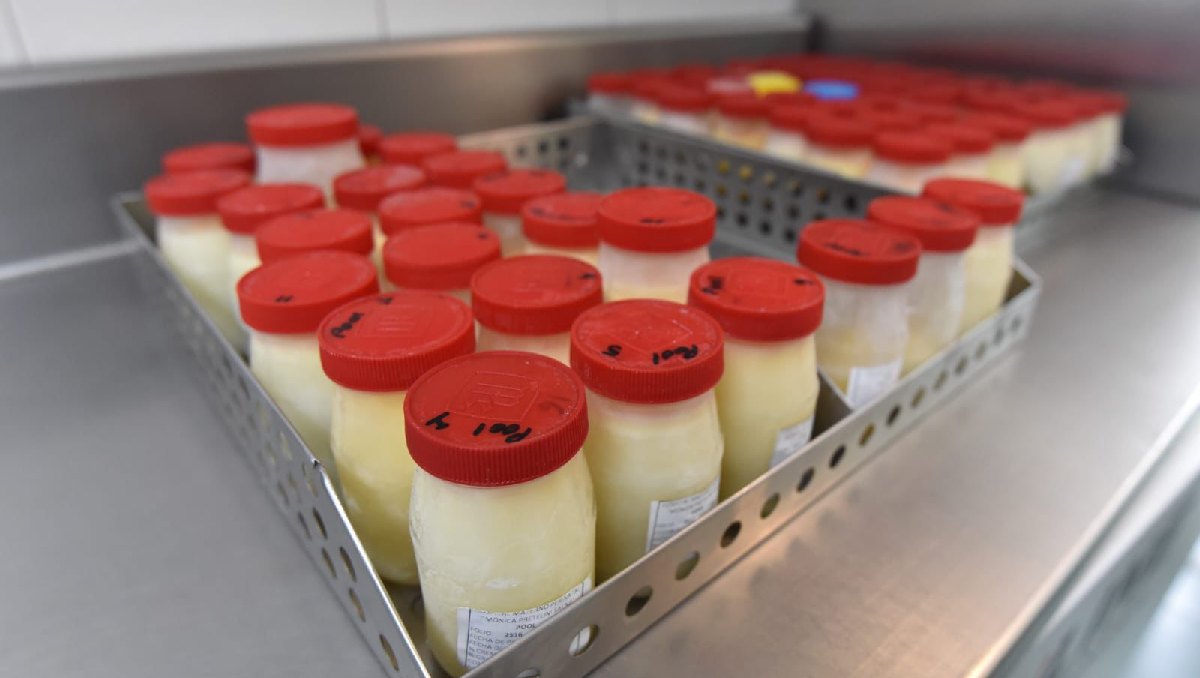 Los frascos donados pasan por un proceso de esterilización antes de ser utilizados. Foto: (Tania Contreras)