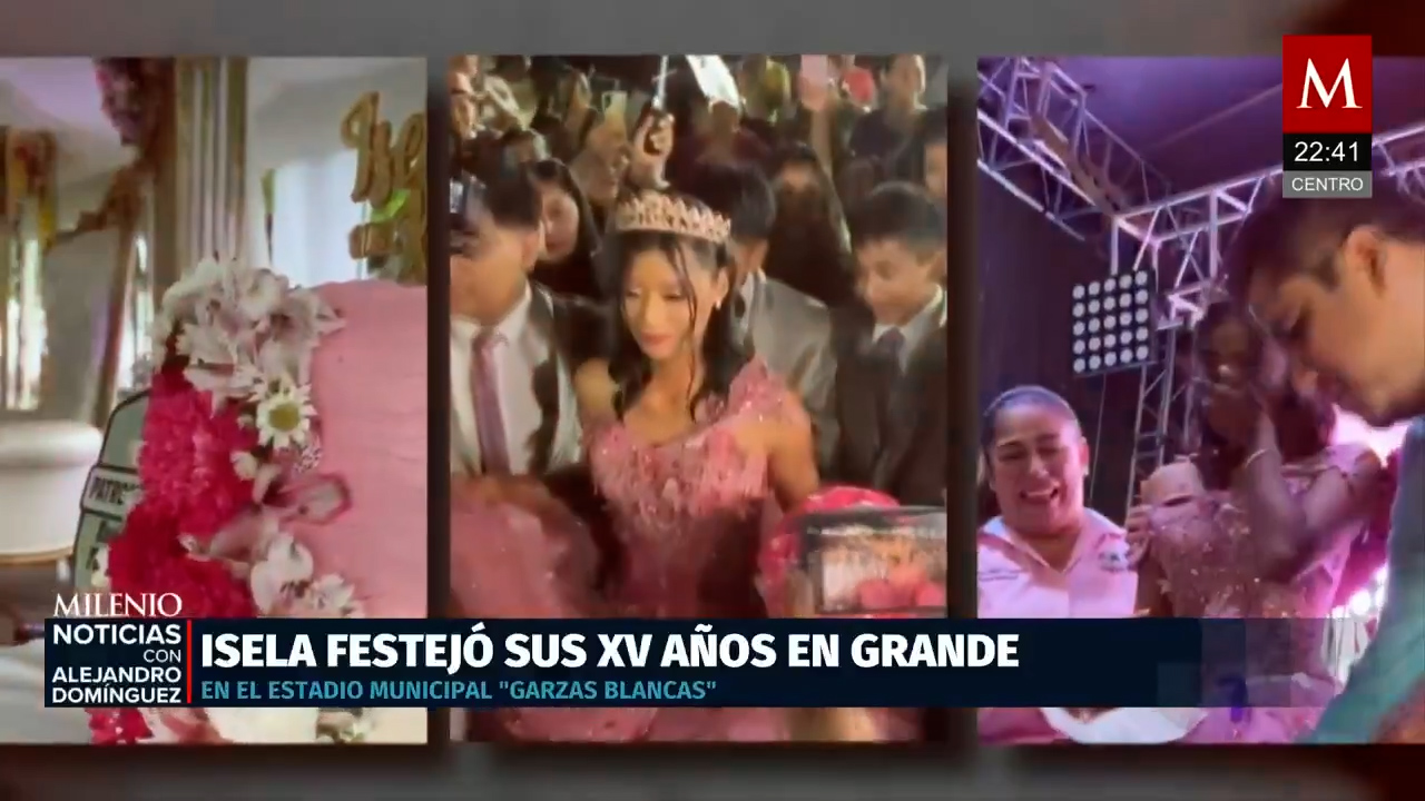 Isela celebra sus XV años en grande con regalo de un terreno en San Luis Potosí