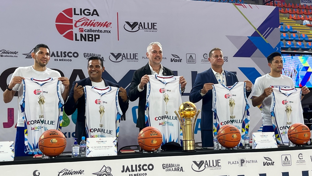 Presentaron la tercera edición de la Copa LNBP en la Arena de los Astros de Jalisco (Foto: Vanessa Flores)