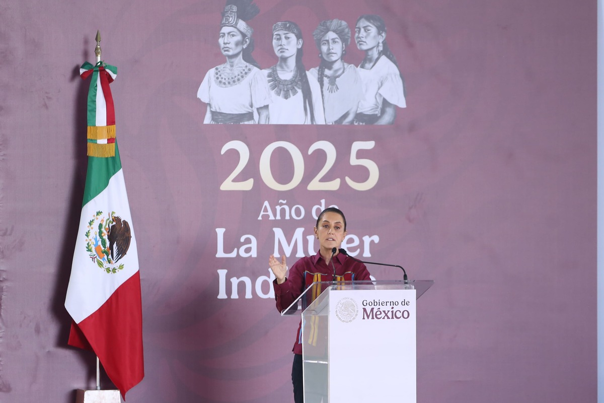 La Presidenta nombró al 2025 como el Año de la Mujer Indígena al comenzar su gobierno. | Ariana Pérez