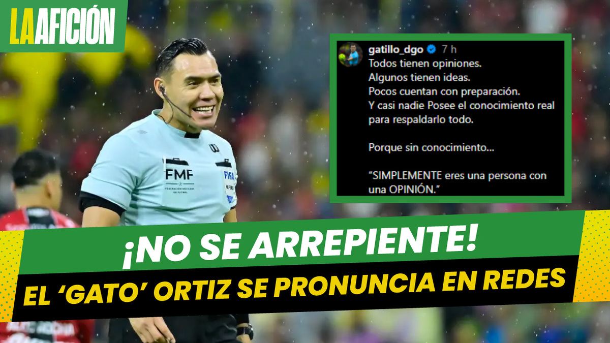 Gato Ortiz se pronuncia: 'Pocos cuentan con preparación'